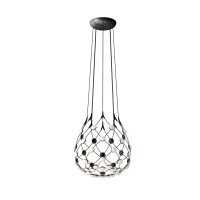 52015 Висечка светилка MESH LED 84x3W 3000K Црн Ф65 Luxen